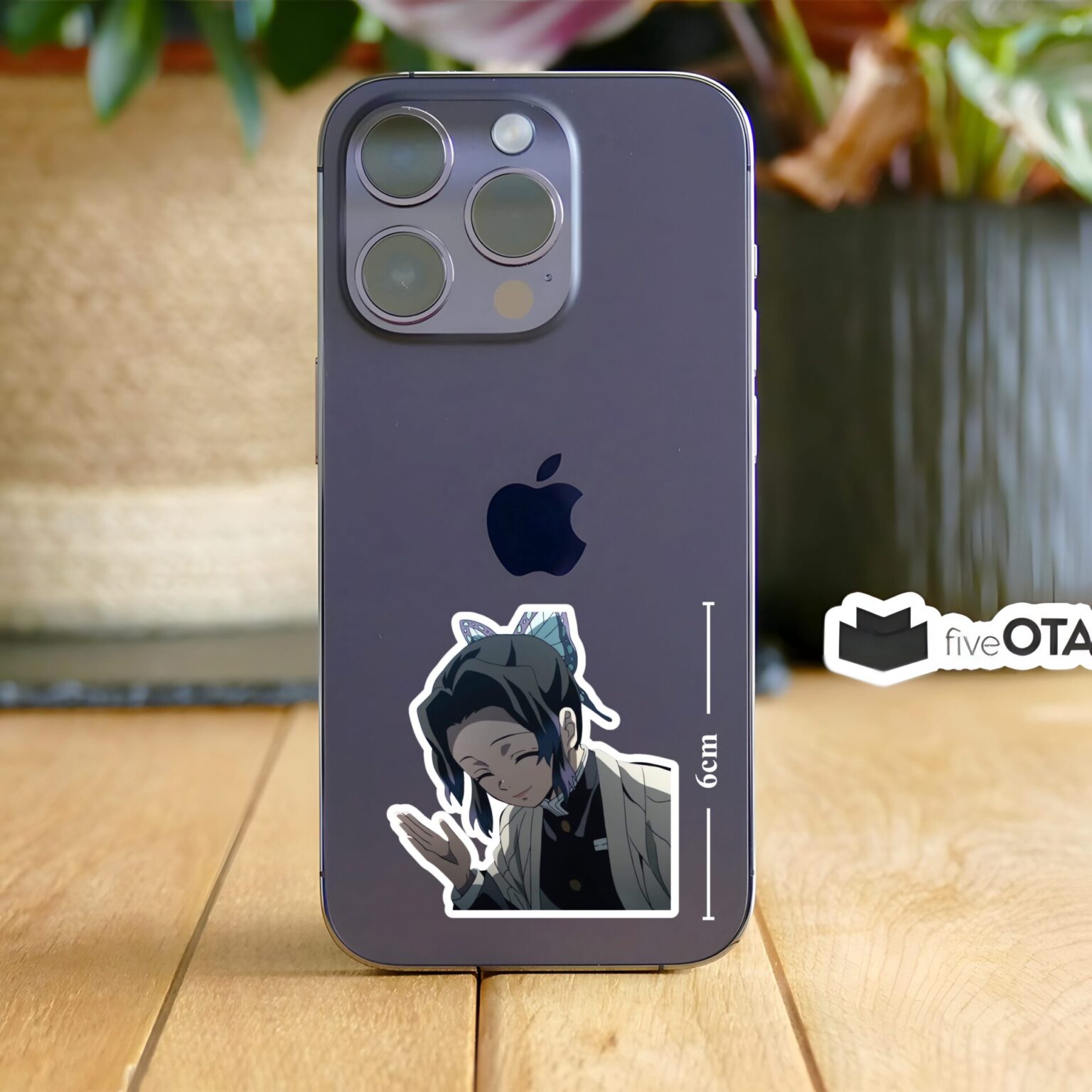 Shinobu Bowing Sticker - Polite with Poison Behind It