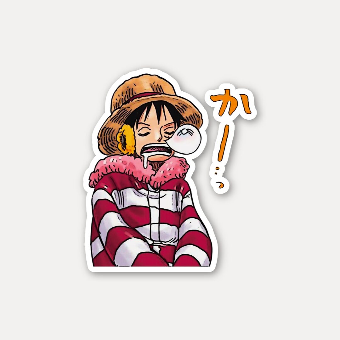 Sleeping Luffy One Piece Sticker