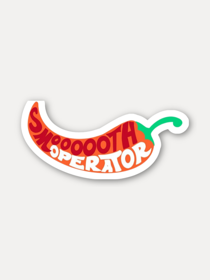 Smooth Operator Chilli Style Sticker