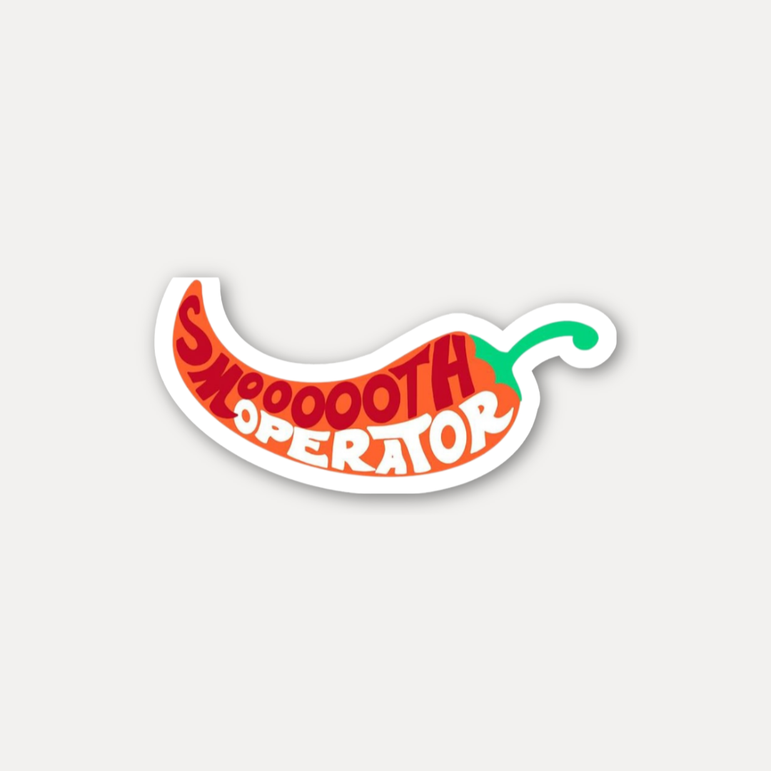 Smooth Operator Chilli Style Sticker
