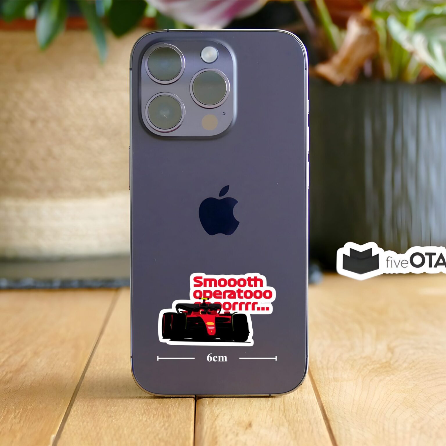 Smooth Operator Retro Text Sticker
