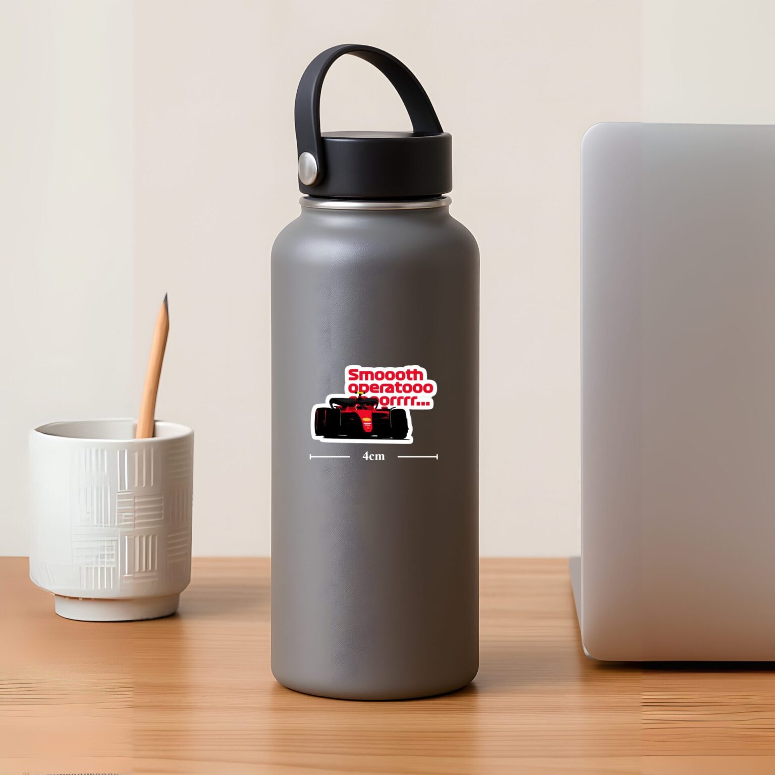 Smooth Operator Retro Text Sticker