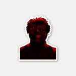 Sukuna Red Face Sticker