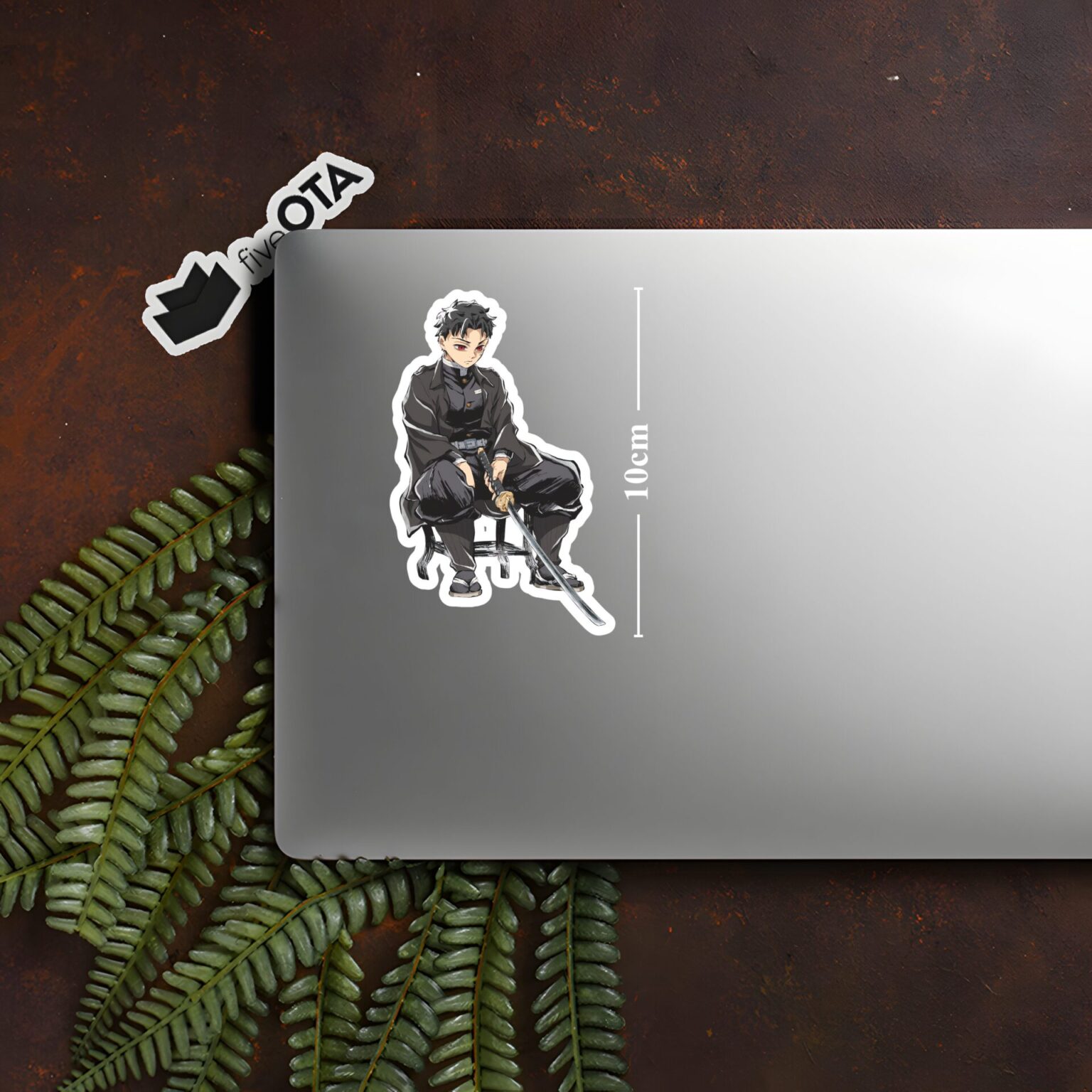 Sumiyoshi Sitting with Sword Sticker - The Silent Witness