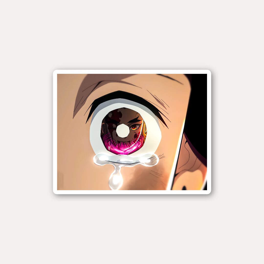 Tanjiro Reflection Sticker - The Moment That Broke You