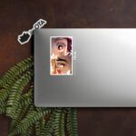 Tanjiro and Rengoku Emotional Eyes Sticker
