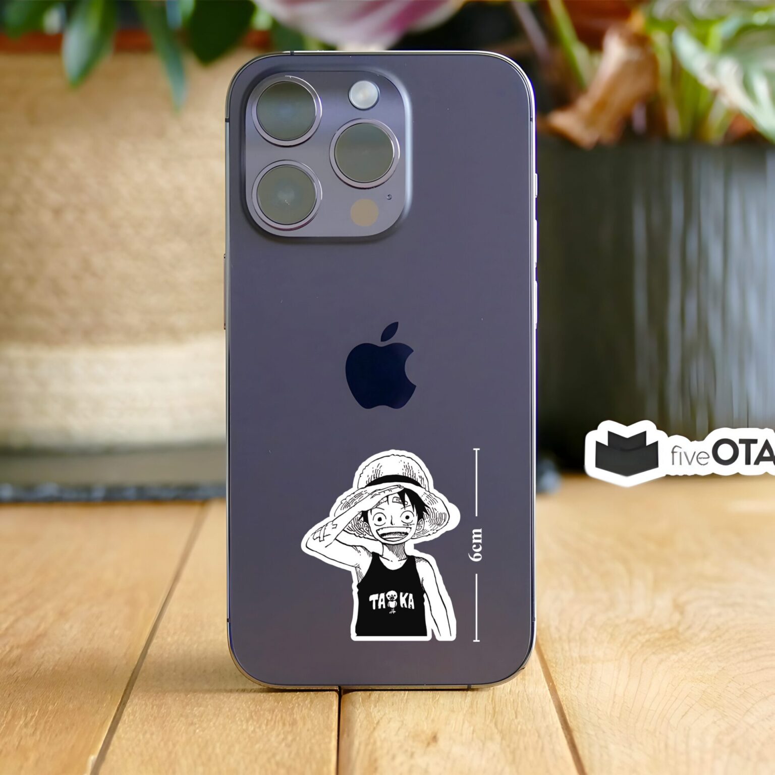 Young Luffy Straw Hat Salute Sticker