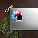 Yuji Itadori Cursed Energy Sticker