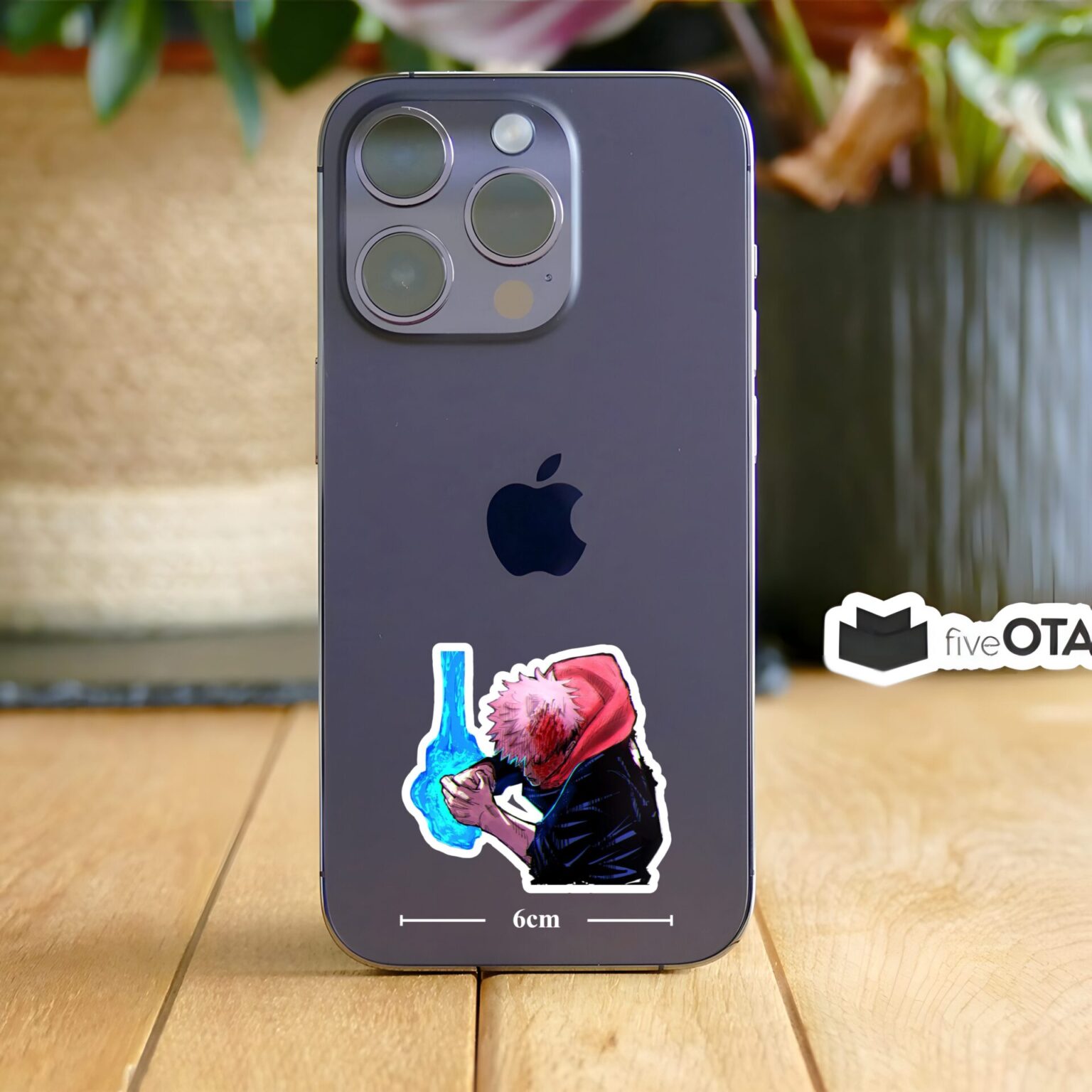 Yuji Itadori Cursed Energy Sticker