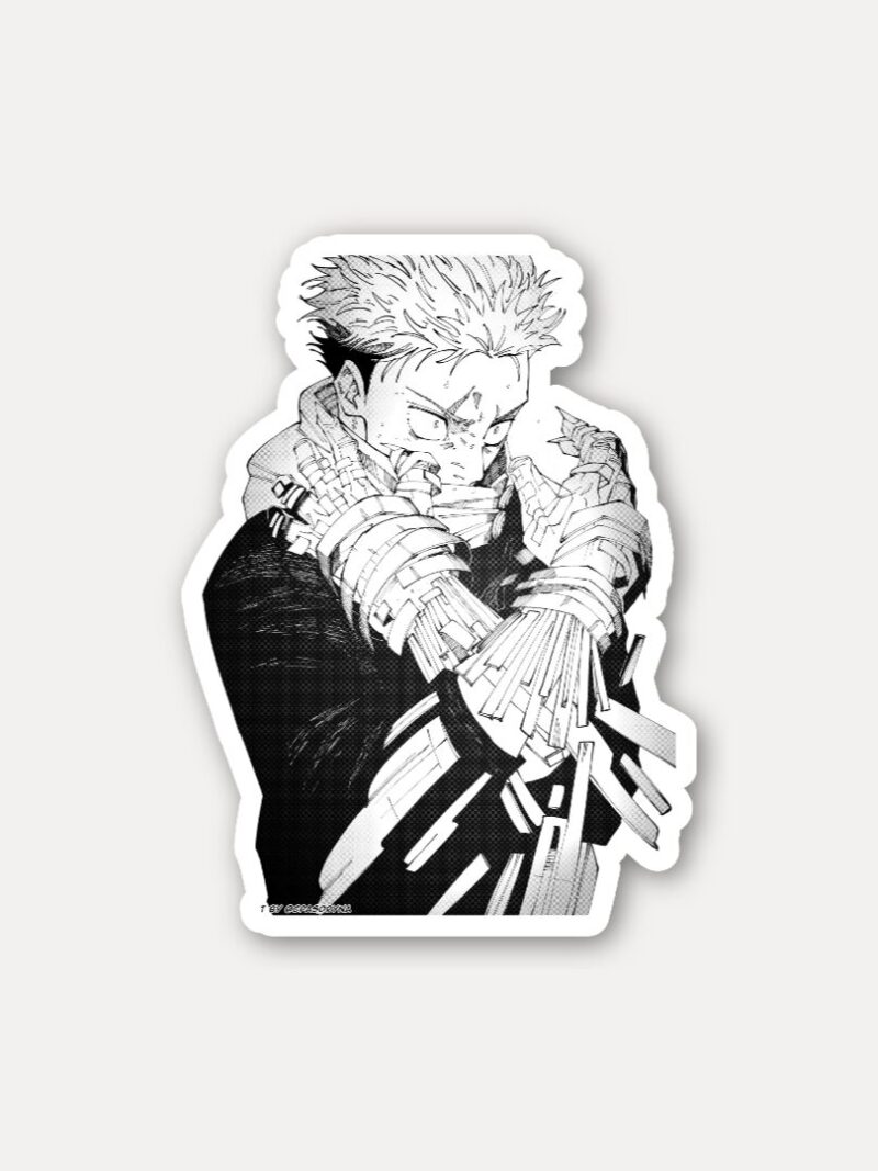 Yuji Itadori Manga Panel Sticker