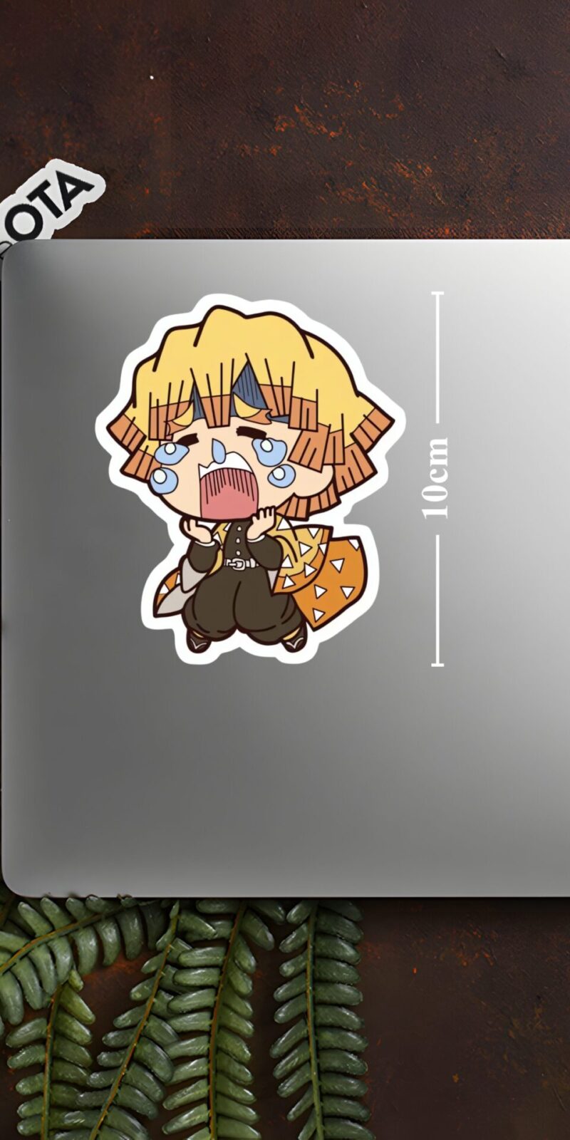 Zenitsu-Agatsuma-Crying-Chibi-Sticker-L-10-cm