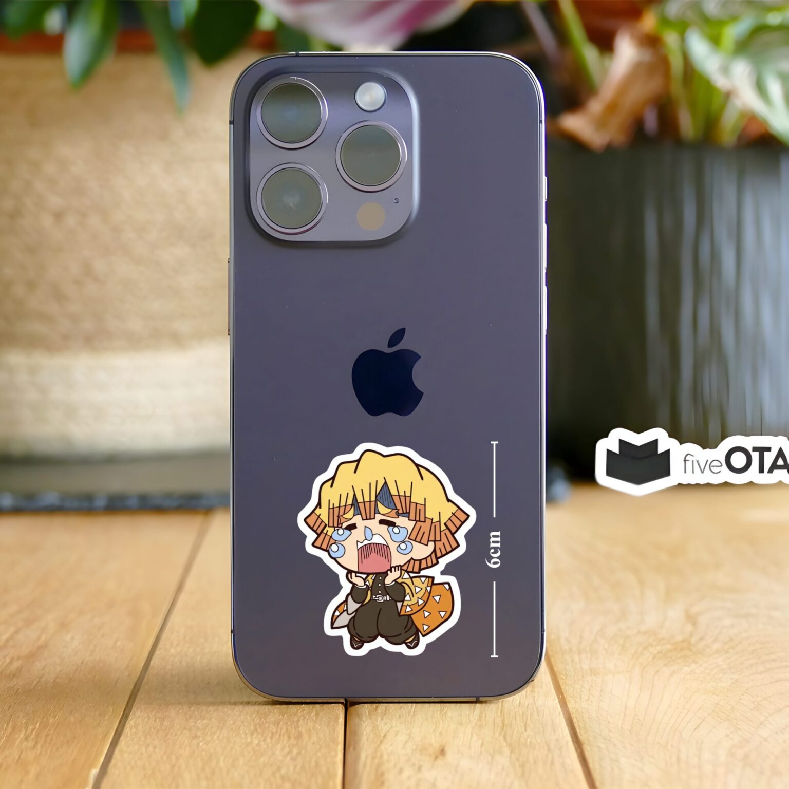 Zenitsu Agatsuma Crying Chibi Sticker