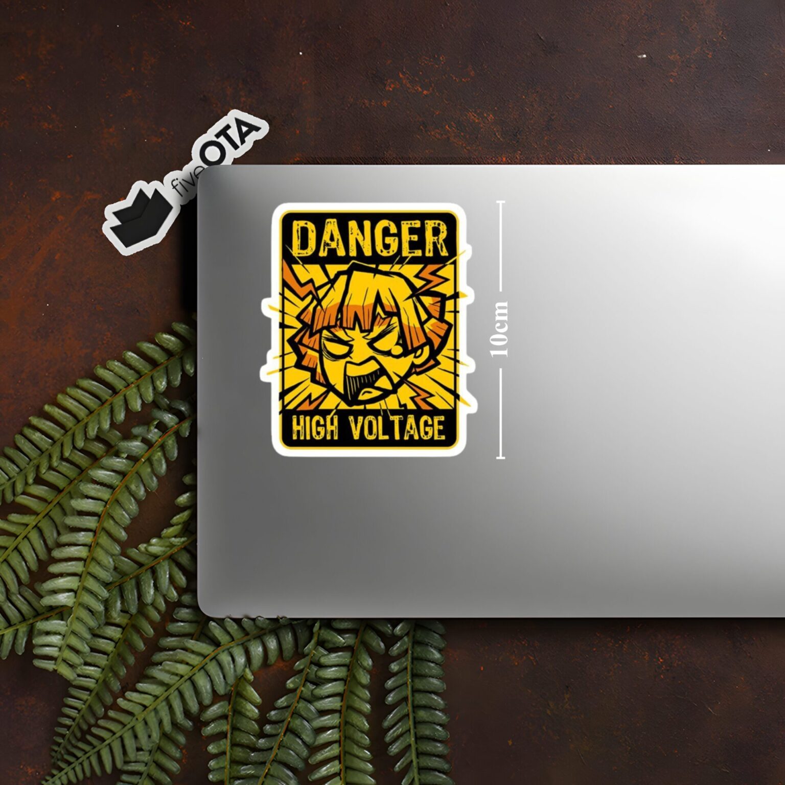 Zenitsu Agatsuma Danger High Voltage Sticker