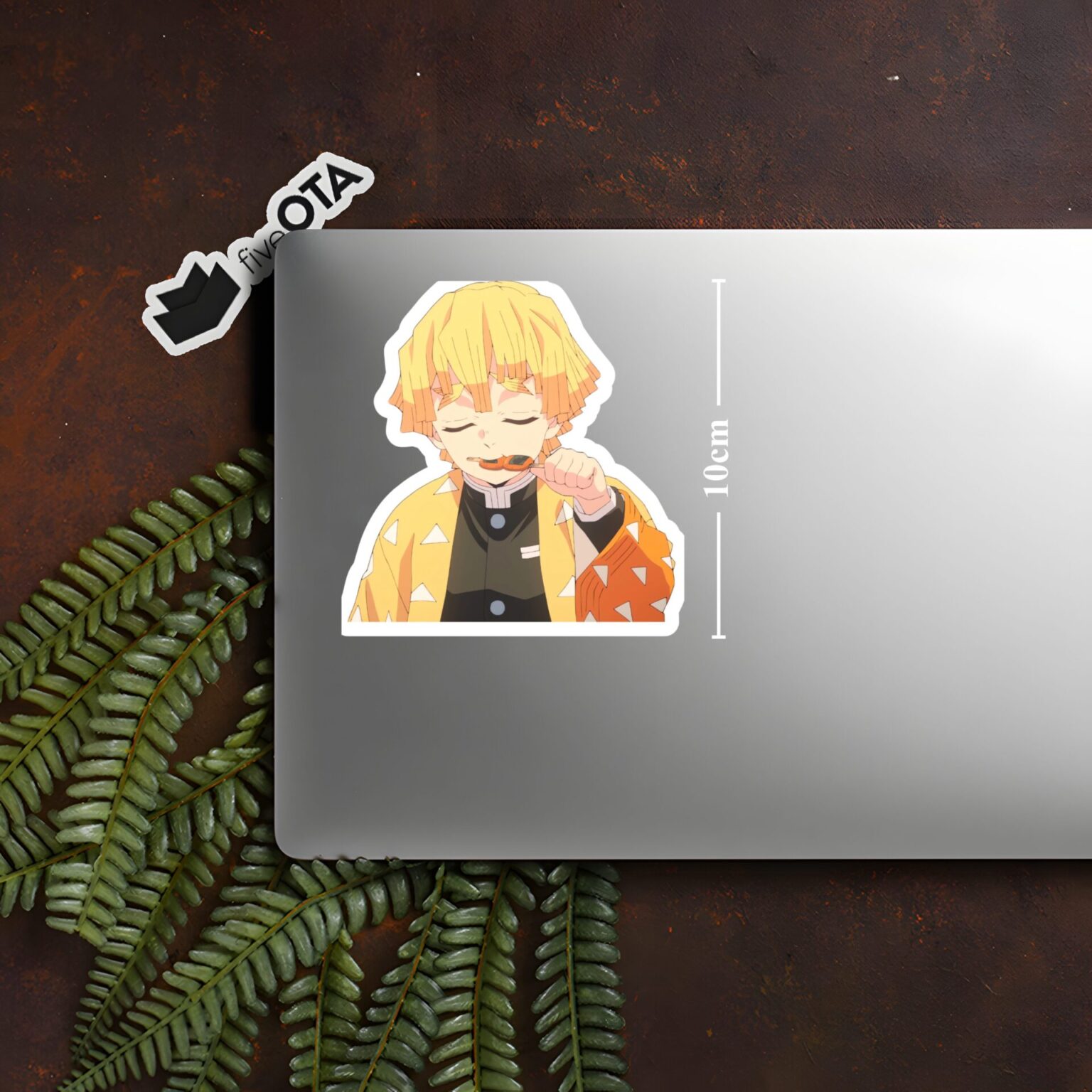 Zenitsu Agatsuma Eating Sticker