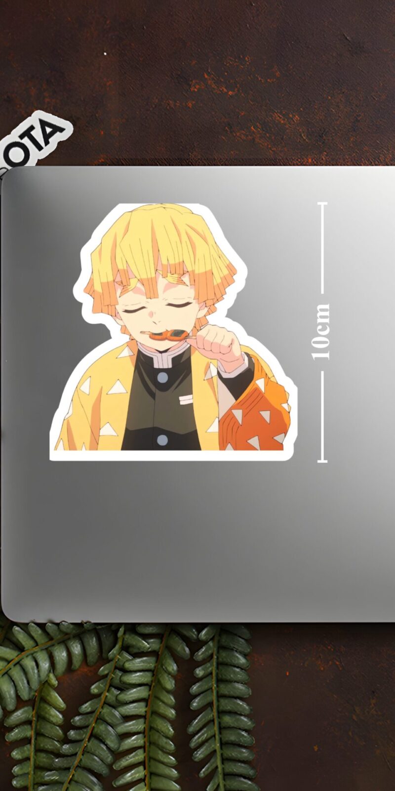 Zenitsu-Agatsuma-Eating-Sticker-L-10-cm