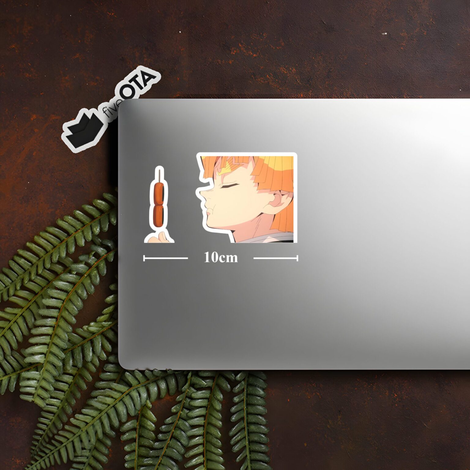 Zenitsu Agatsuma Sausage Bite Sticker