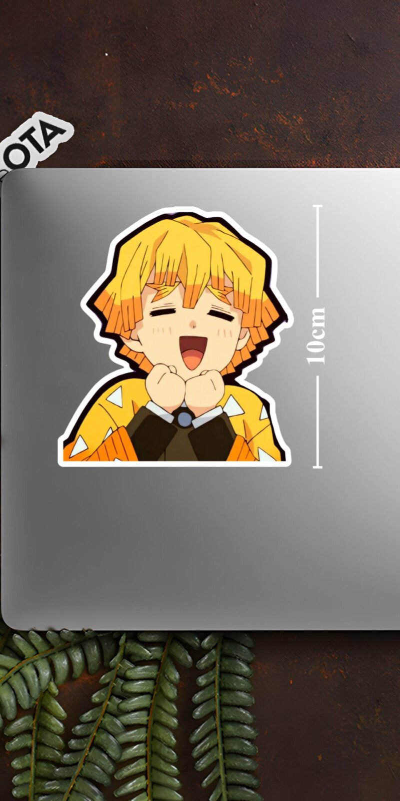 Zenitsu-Happy-Face-Sticker-L-10-cm