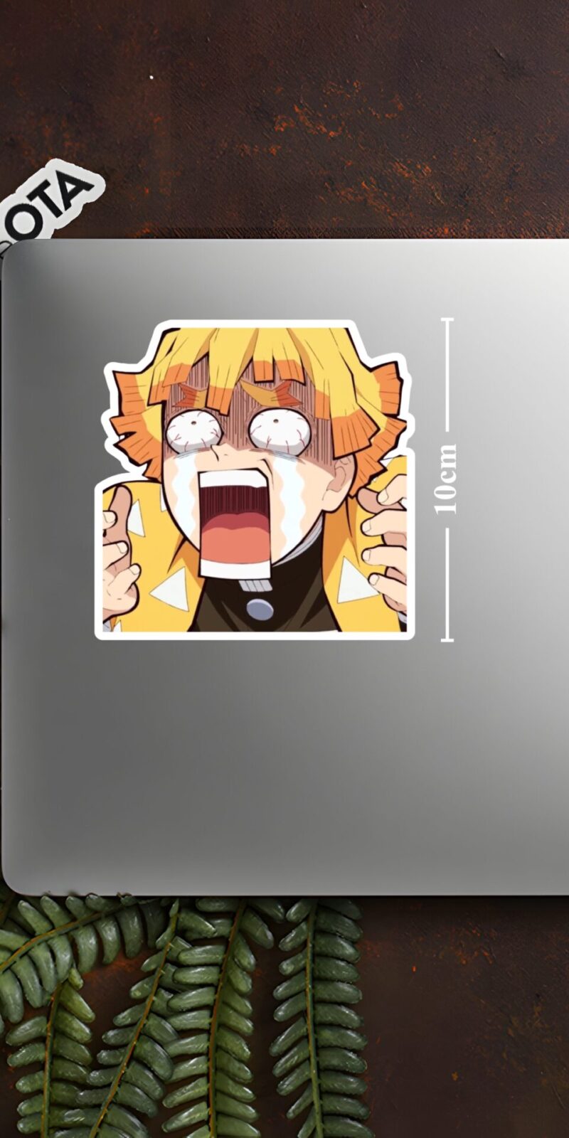 Zenitsu-Meltdown-Sticker-Why-Is-This-My-Life-L-10-cm