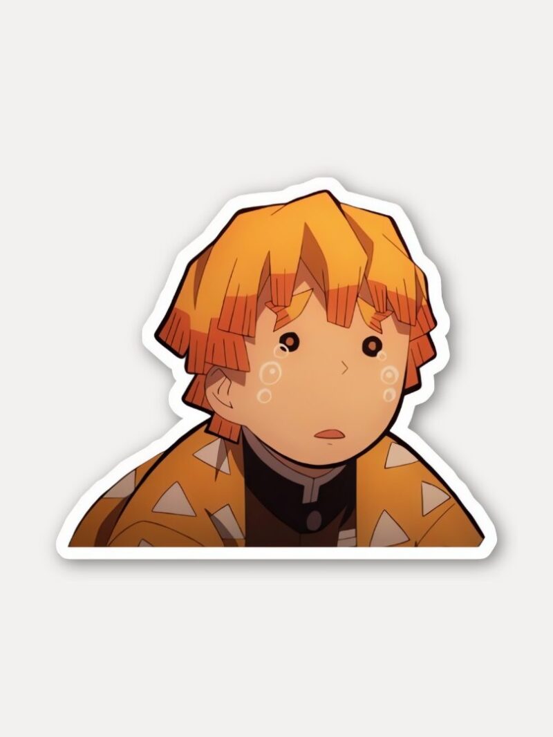 Zenitsu Teary Eyes Sticker