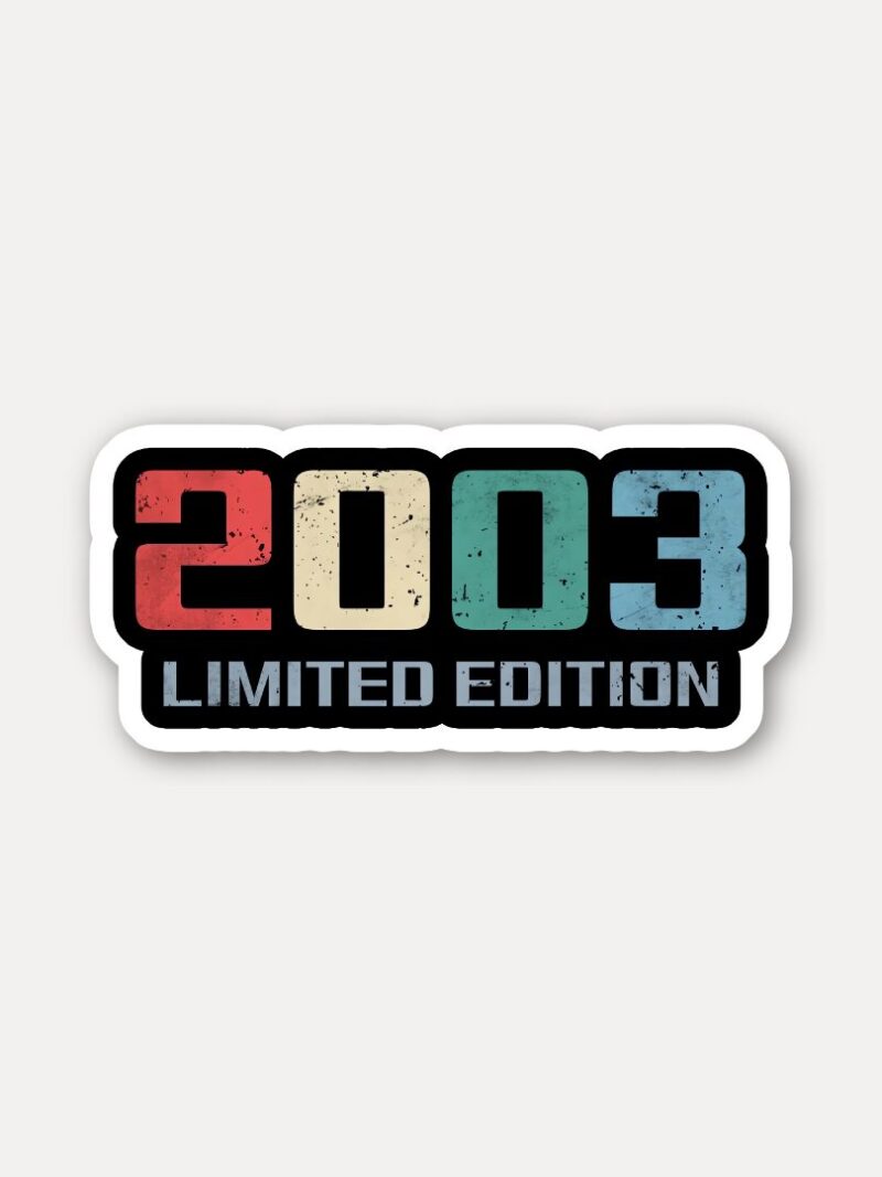2003 Limited Edition Sticker