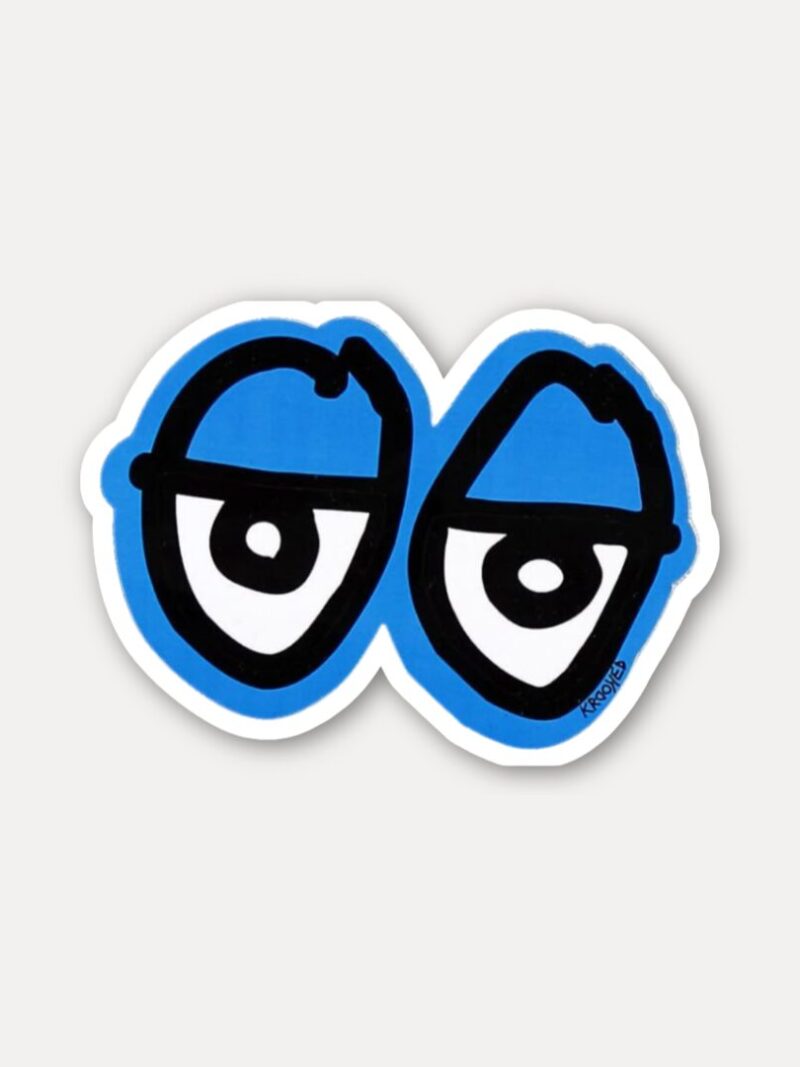 Blue Eyes Sticker Graffiti Style