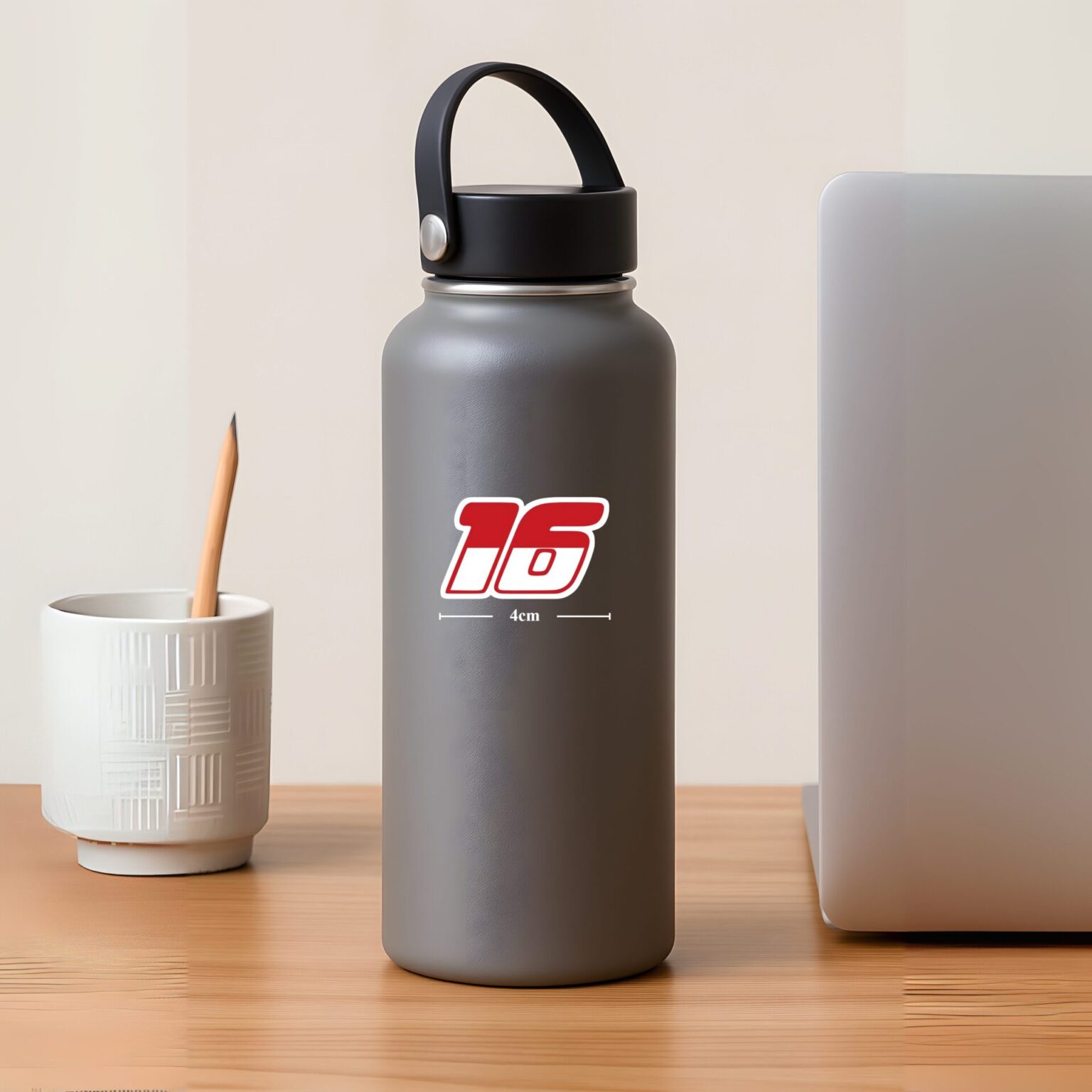 Charles Leclerc 16 Number Sticker Formula 1
