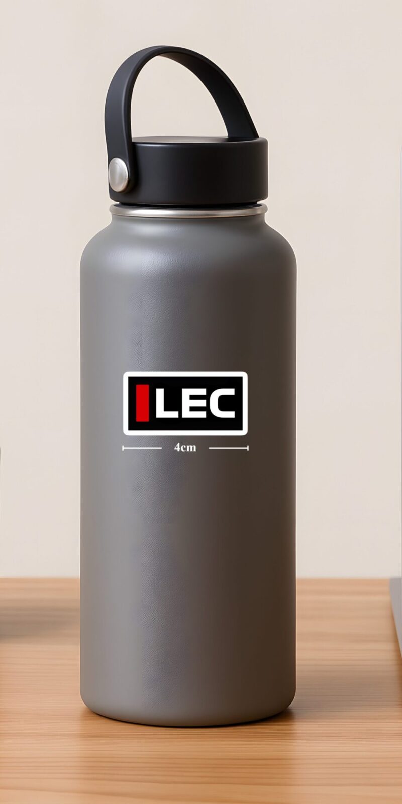 Charles Leclerc LEC Initials Sticker Formula 1 with Ferrari red highlights. A clean vinyl design for fans of the Scuderia?s number 16 driver.