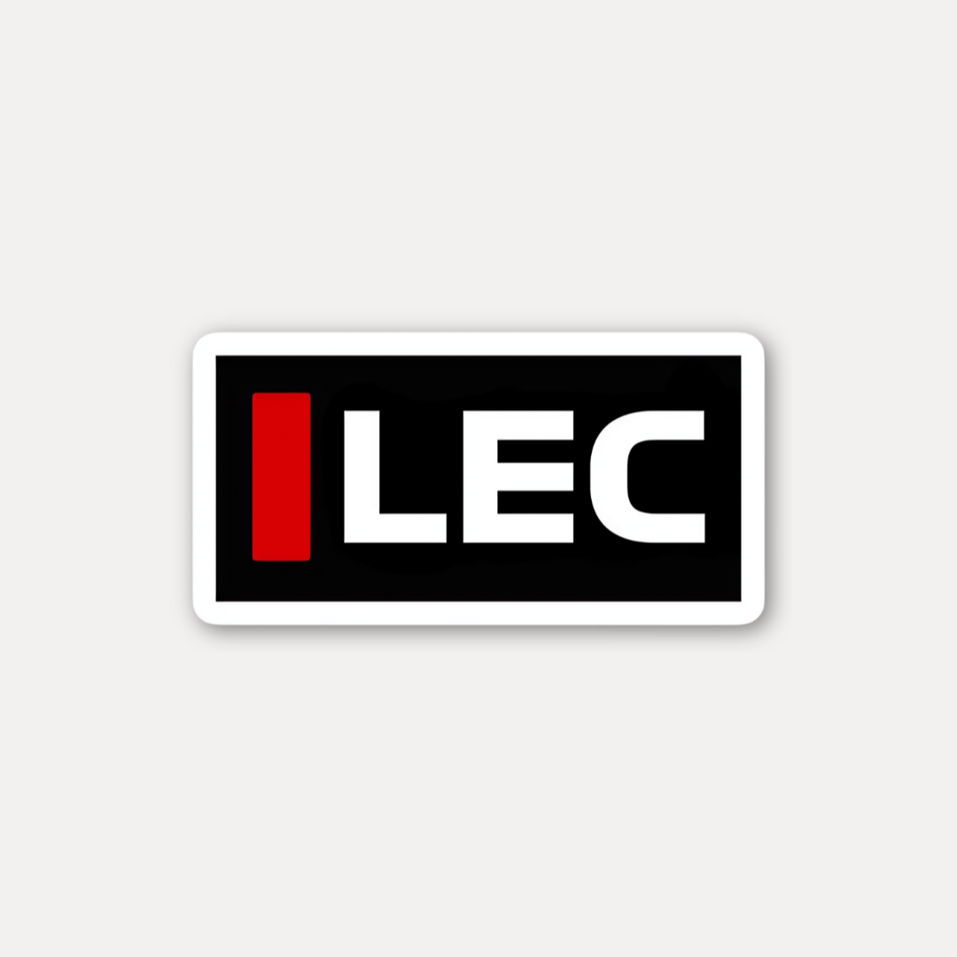 Charles Leclerc LEC Initials Sticker Formula 1