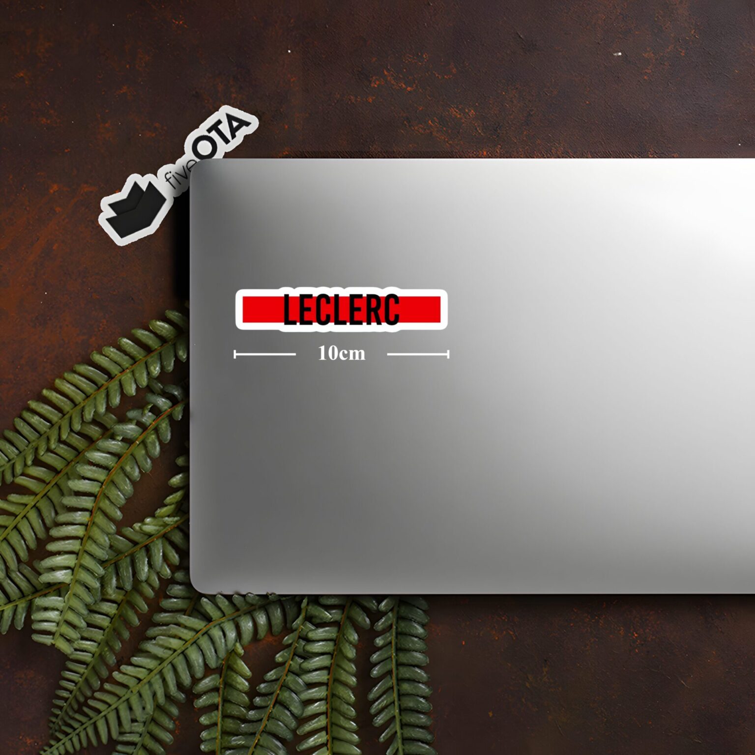 Charles Leclerc Name Sticker Formula 1