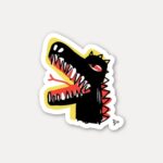 Dinosaur Head Sticker