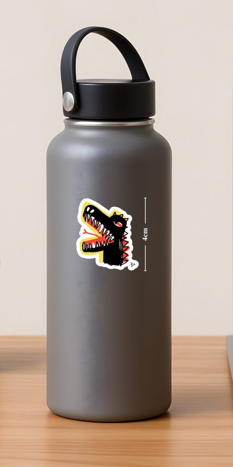 Shop the Dinosaur Head Sticker Bold Street Art with sharp lines and fearless design. Durable vinyl sticker for laptops bottles and skateboards.