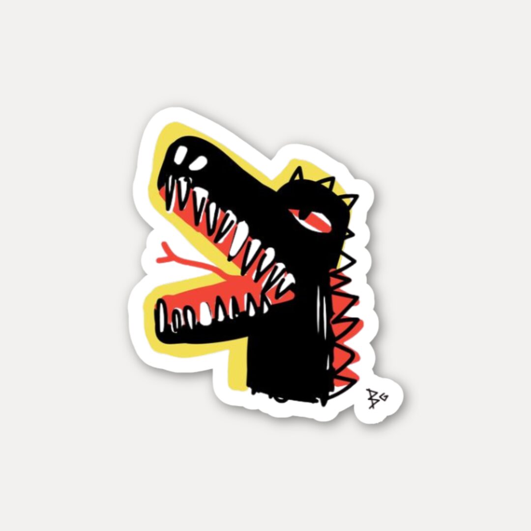 Dinosaur Head Sticker