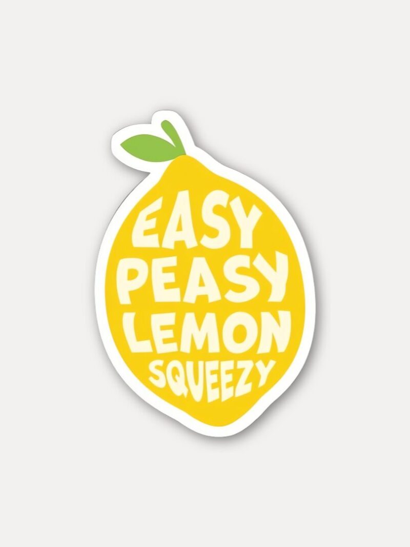 Easy Peasy Lemon Sticker