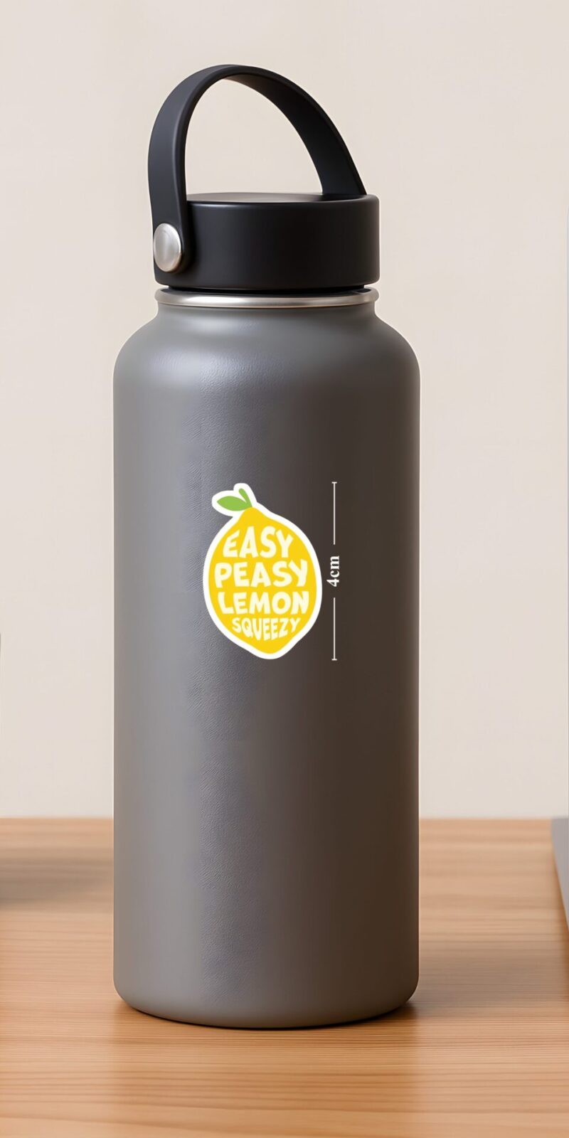 Shop the Easy Peasy Lemon Sticker for a bright fun vibe. Perfect durable vinyl for laptops bottles and journals.
