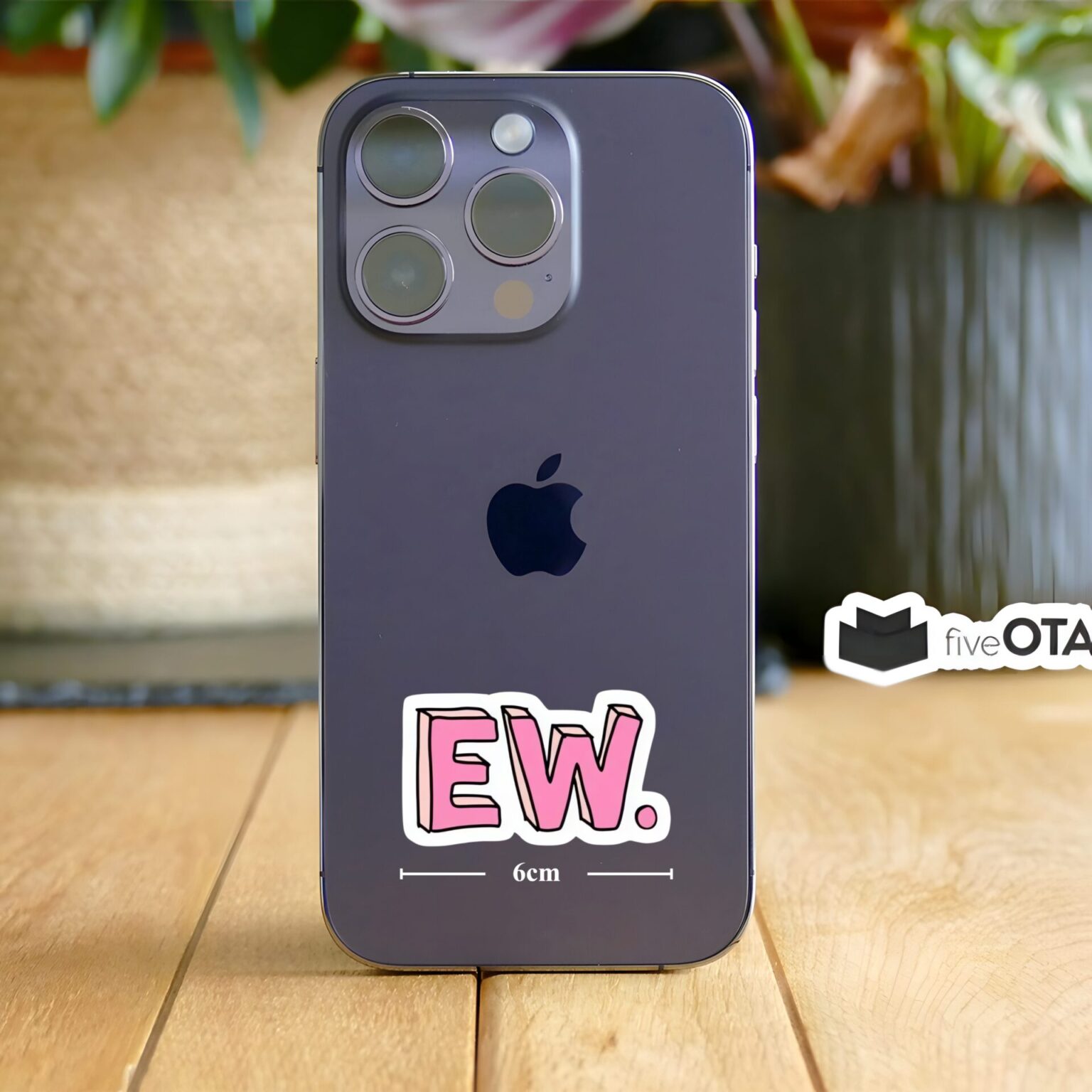 Ew Sticker Pink Sass