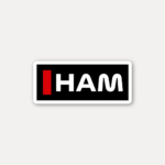 Lewis Hamilton HAM Initials Sticker Formula 1