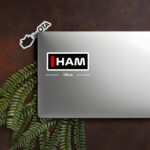 Lewis Hamilton HAM Initials Sticker Formula 1