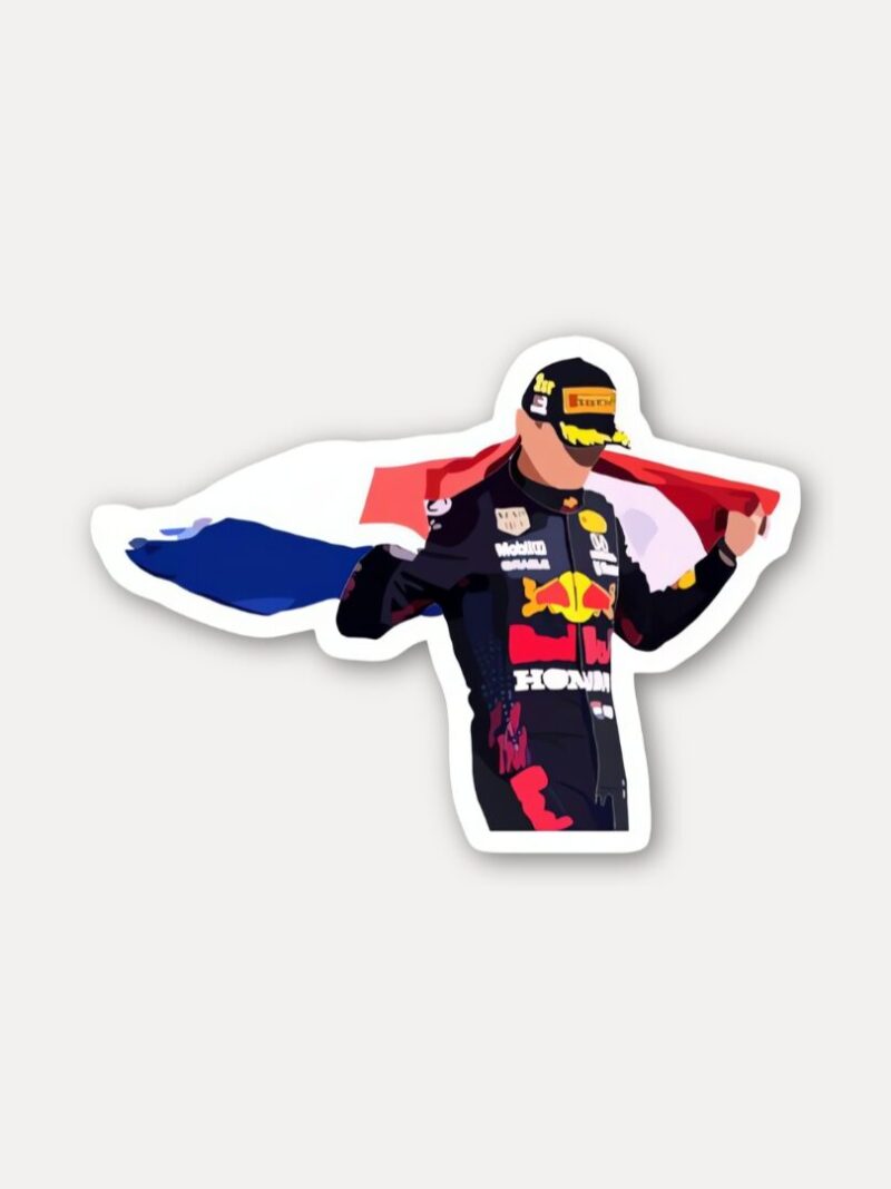 Max Verstappen Dutch Flag Sticker Formula 1