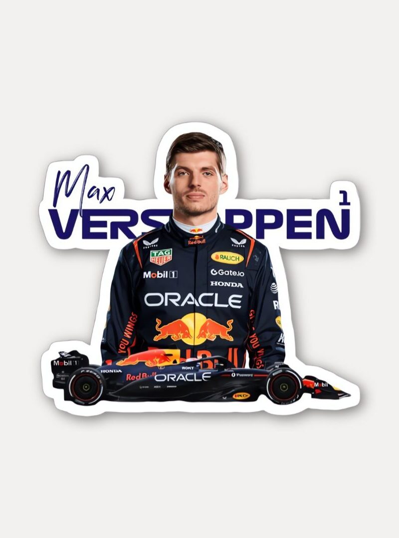 Max Verstappen Red Bull Portrait Sticker Formula 1