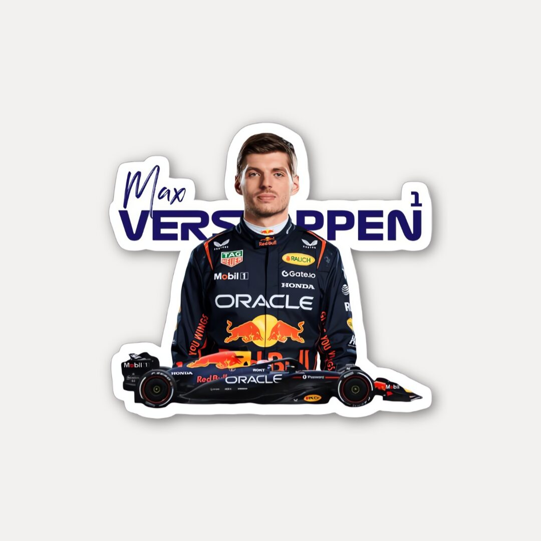 Max Verstappen Red Bull Portrait Sticker Formula 1