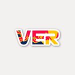 Max Verstappen VER Initials Sticker Formula 1