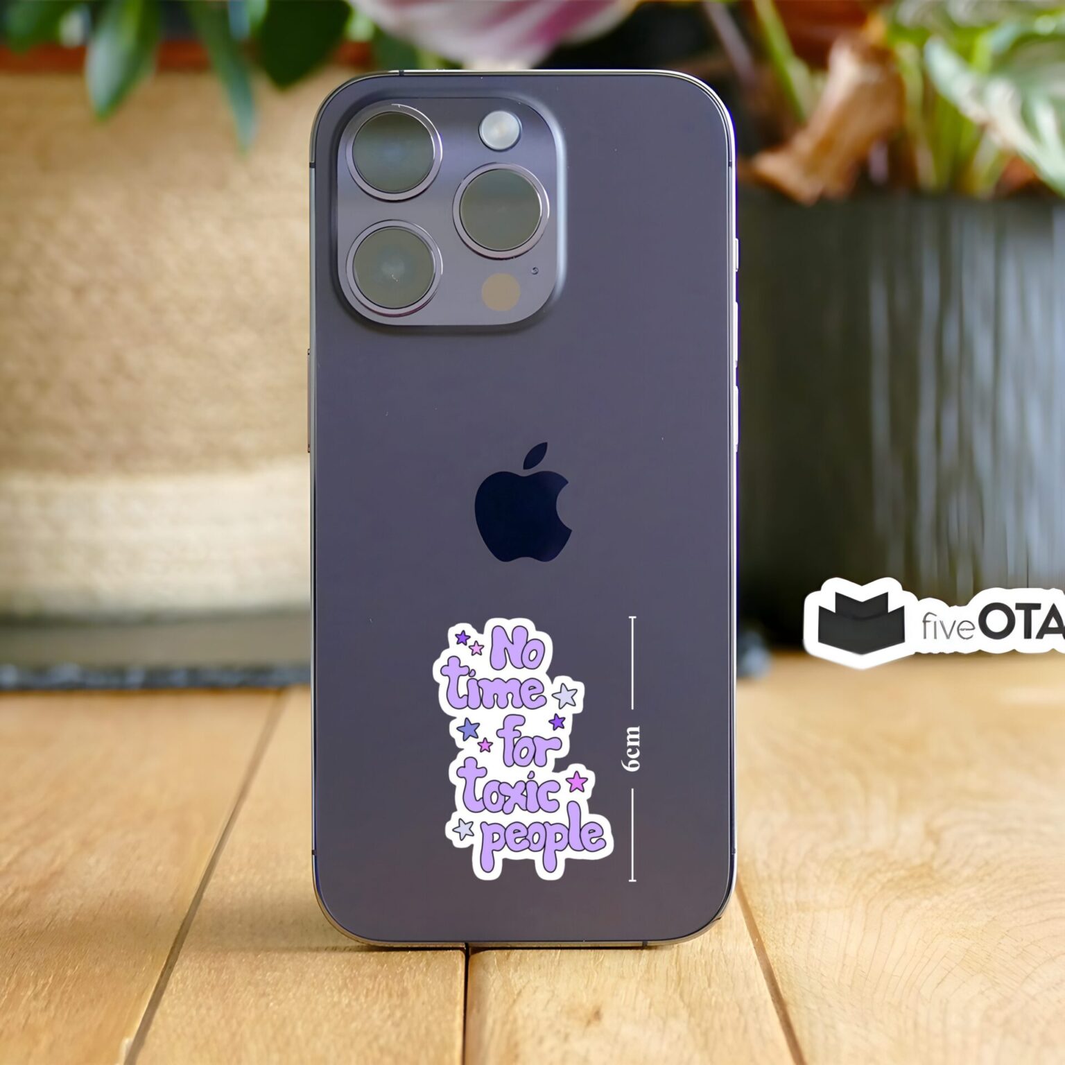 No Time for Toxic People Sticker