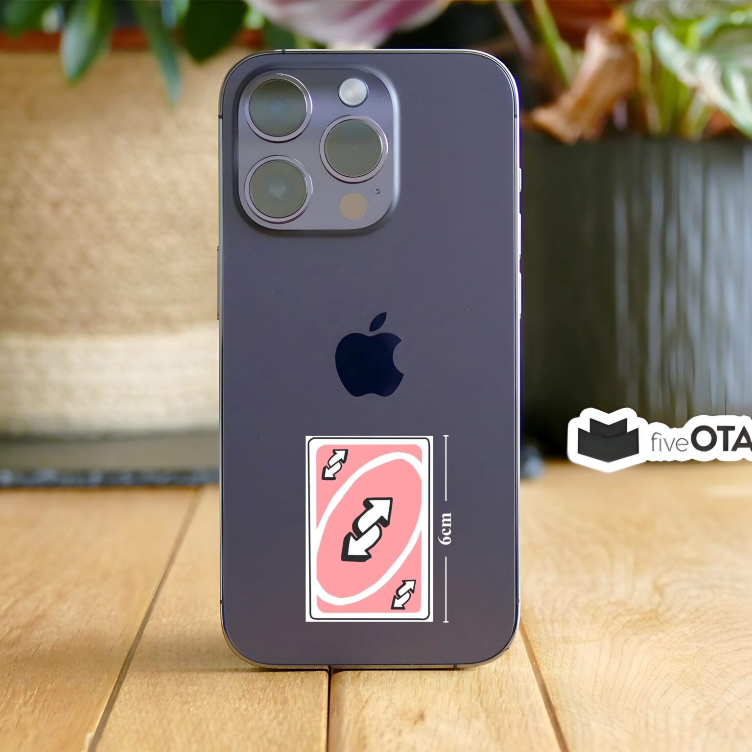 Reverse Card Sticker Uno Energy