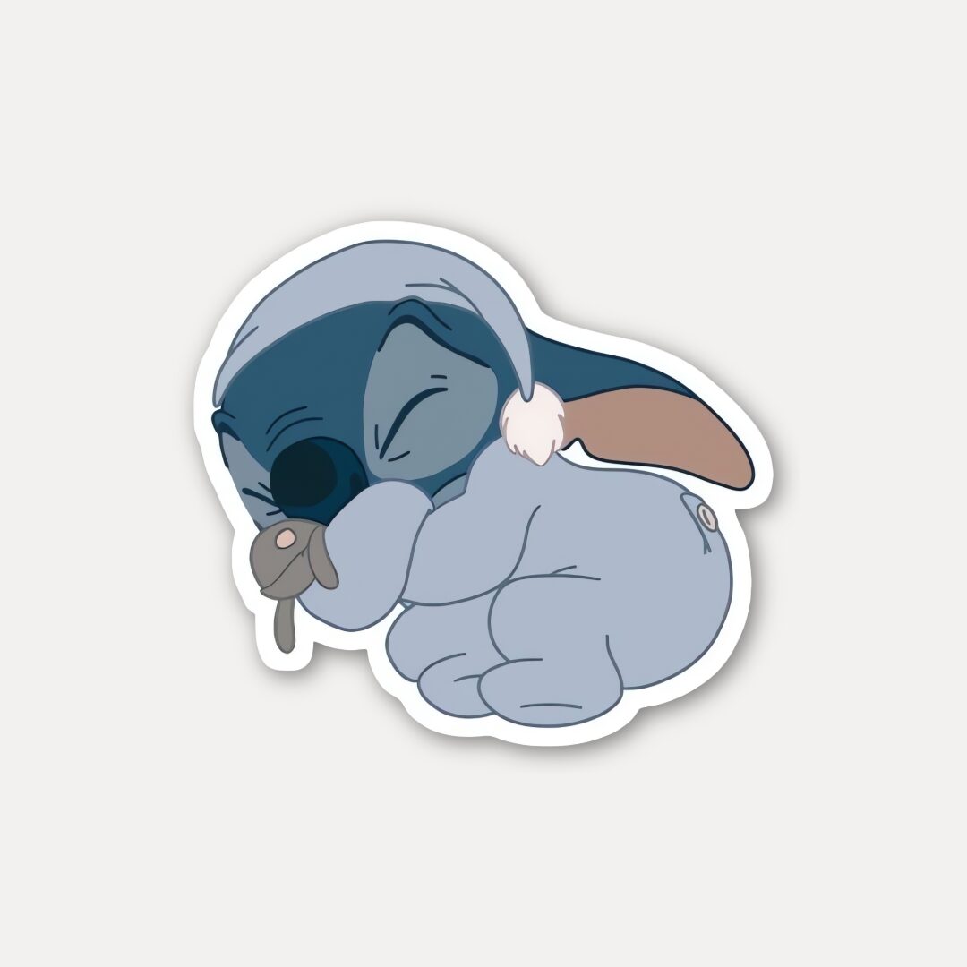 Sleeping Stitch Sticker - Nap Like a Pro