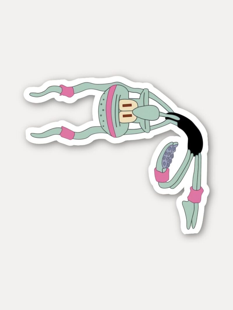 Squid Dance Sticker - Weird is Cool