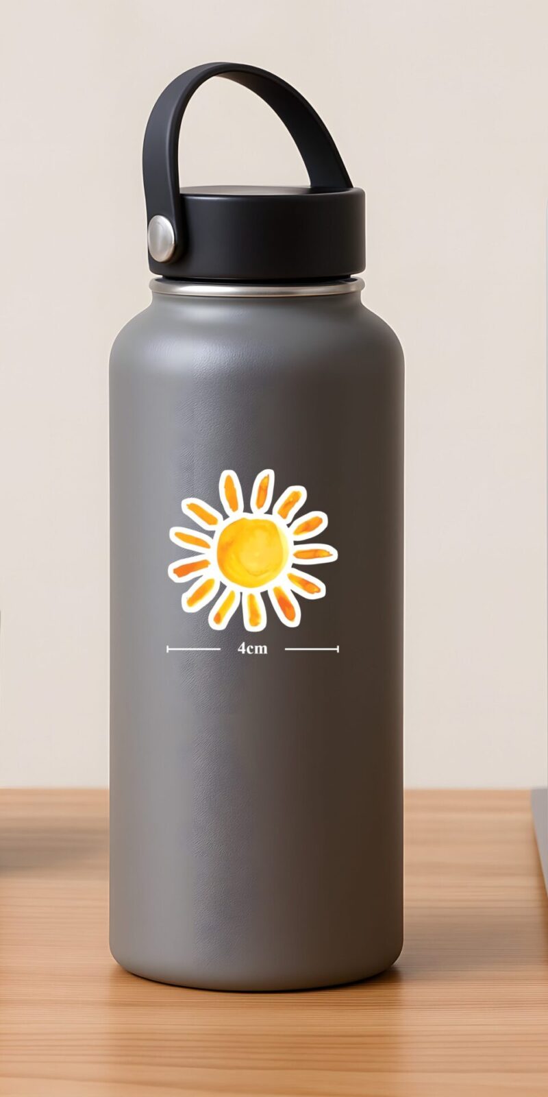 Shop the Sun Sticker Bright Energy and carry sunshine everywhere. Durable vinyl for laptops bottles and journals.