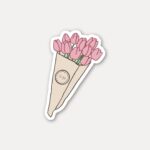Tulip Bouquet Sticker For You
