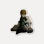 Ging with Puppy Sticker