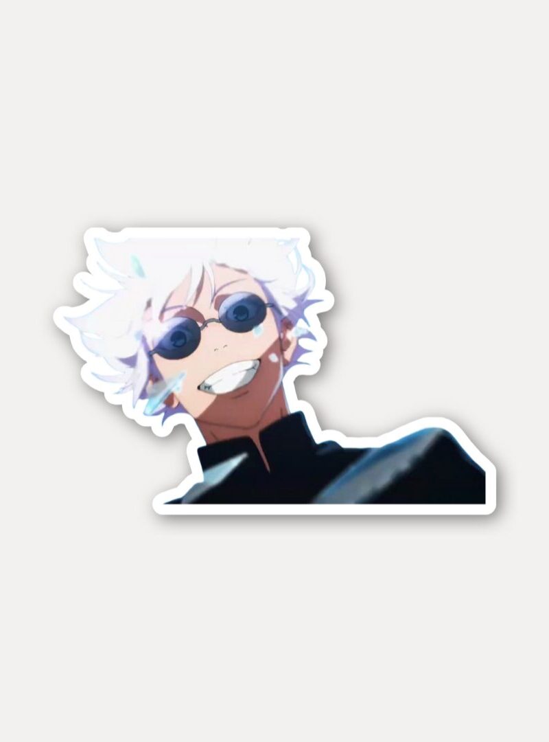 Gojo Satoru Smile Jujutsu Kaisen Sticker