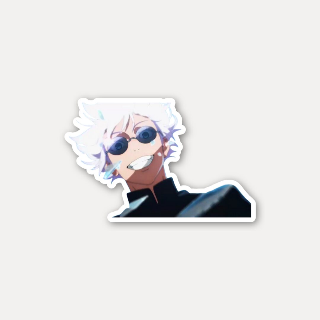 Gojo Satoru Smile Jujutsu Kaisen Sticker